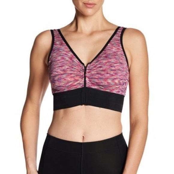 Electric Yoga Other - Fit Active Mommy Front Zip Sports Bra